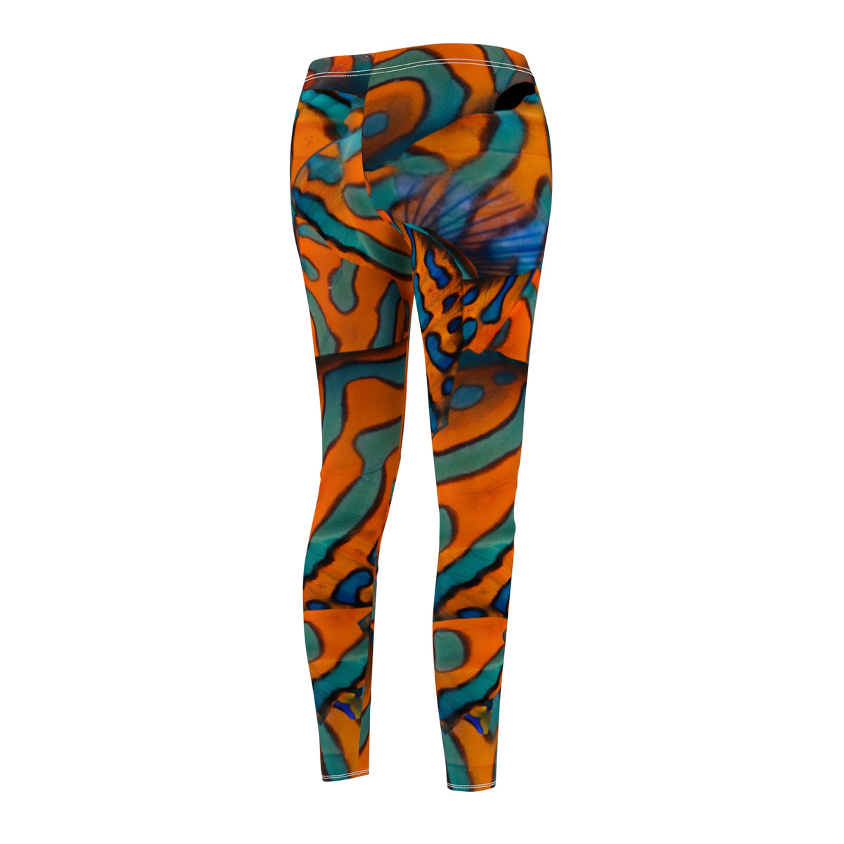 Mandarin Fish Print Leggings for Women - Casual Activewear