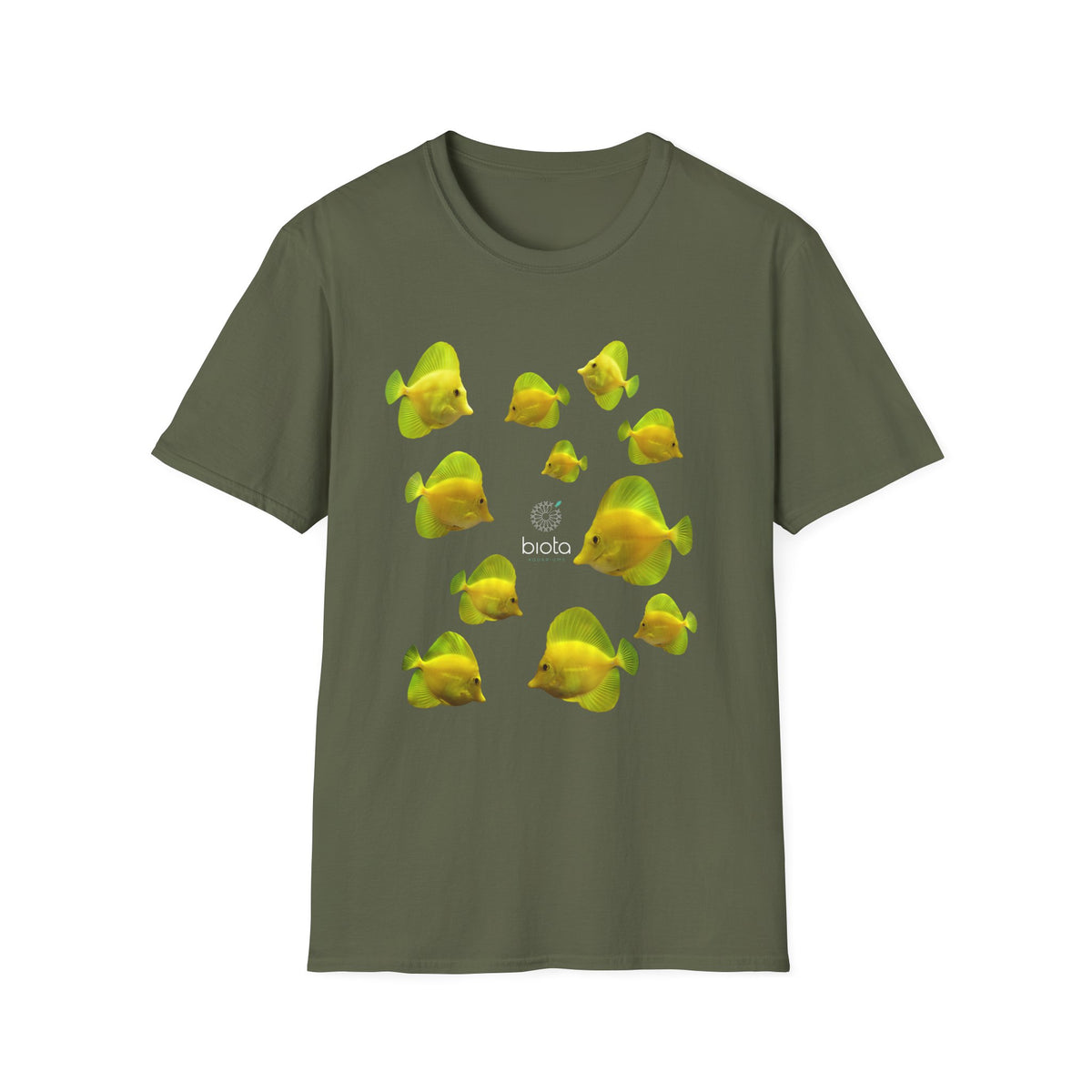 T-Shirt — Tropical Yellow Fish Graphic Tee