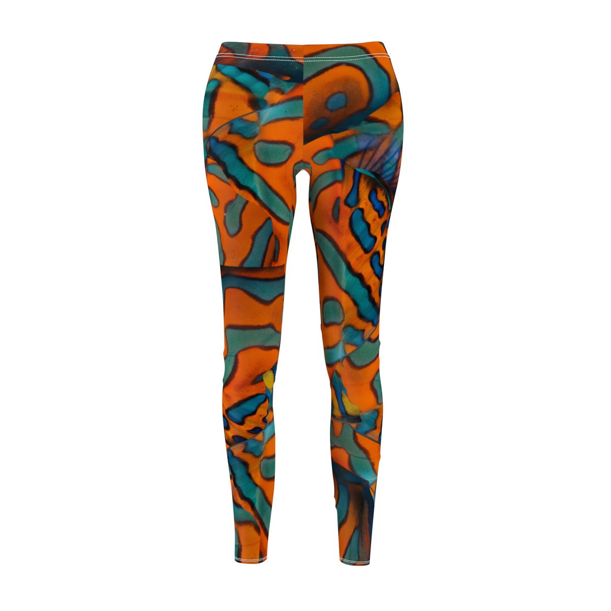 Mandarin Fish Print Leggings for Women - Casual Activewear