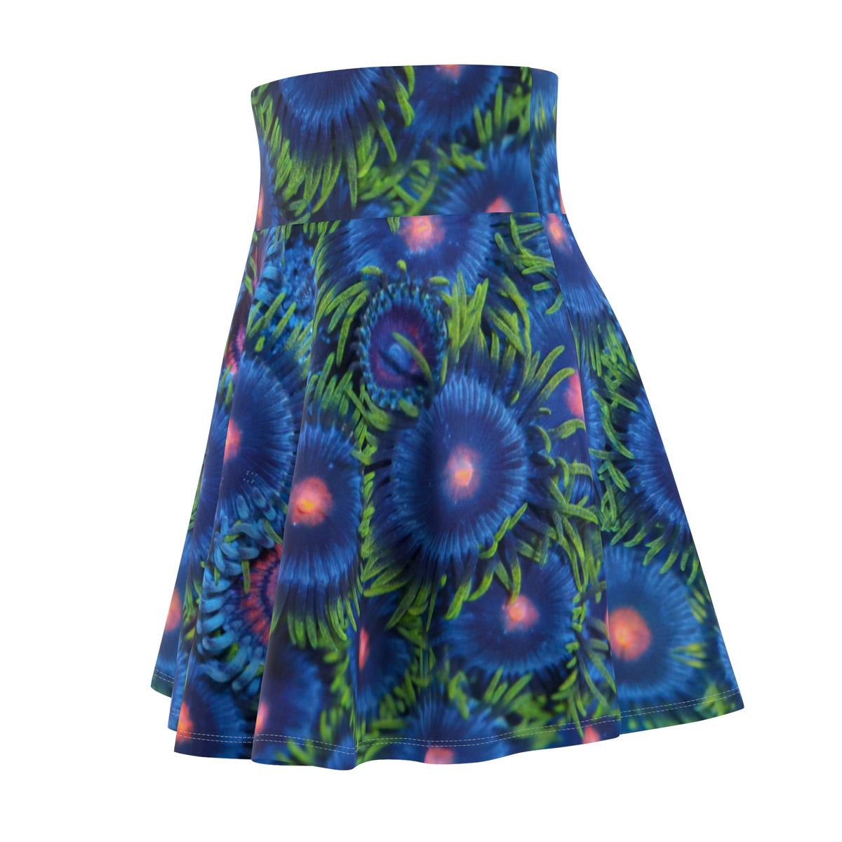 Palau Zoantus Print Women&#39;s Skater Skirt (AOP)