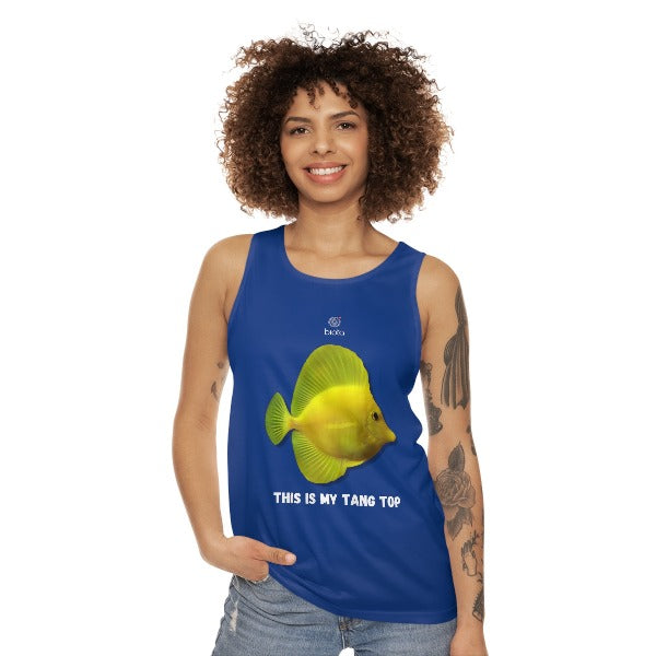 Unisex &quot;This is my Tang Top&quot; Tank Top in Royal Blue