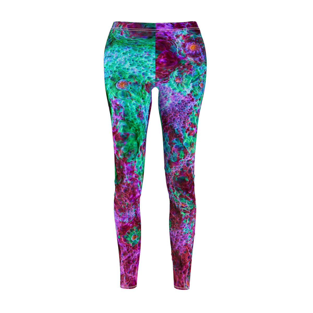 Chalice Coral Print Leggings (AOP)