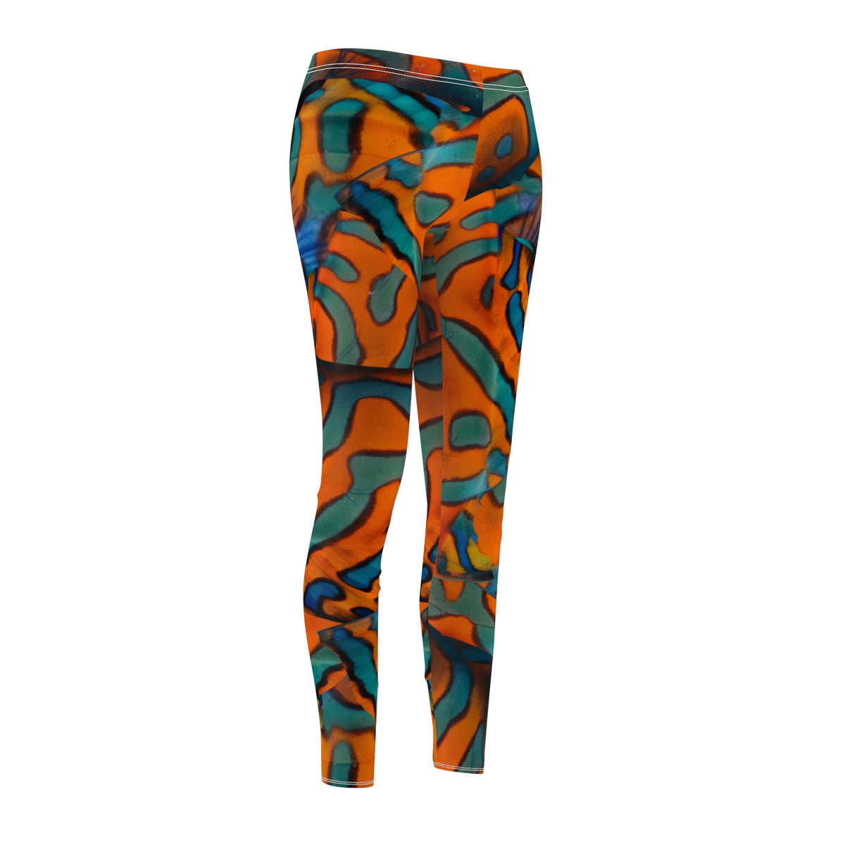 Mandarin Fish Print Leggings for Women - Casual Activewear