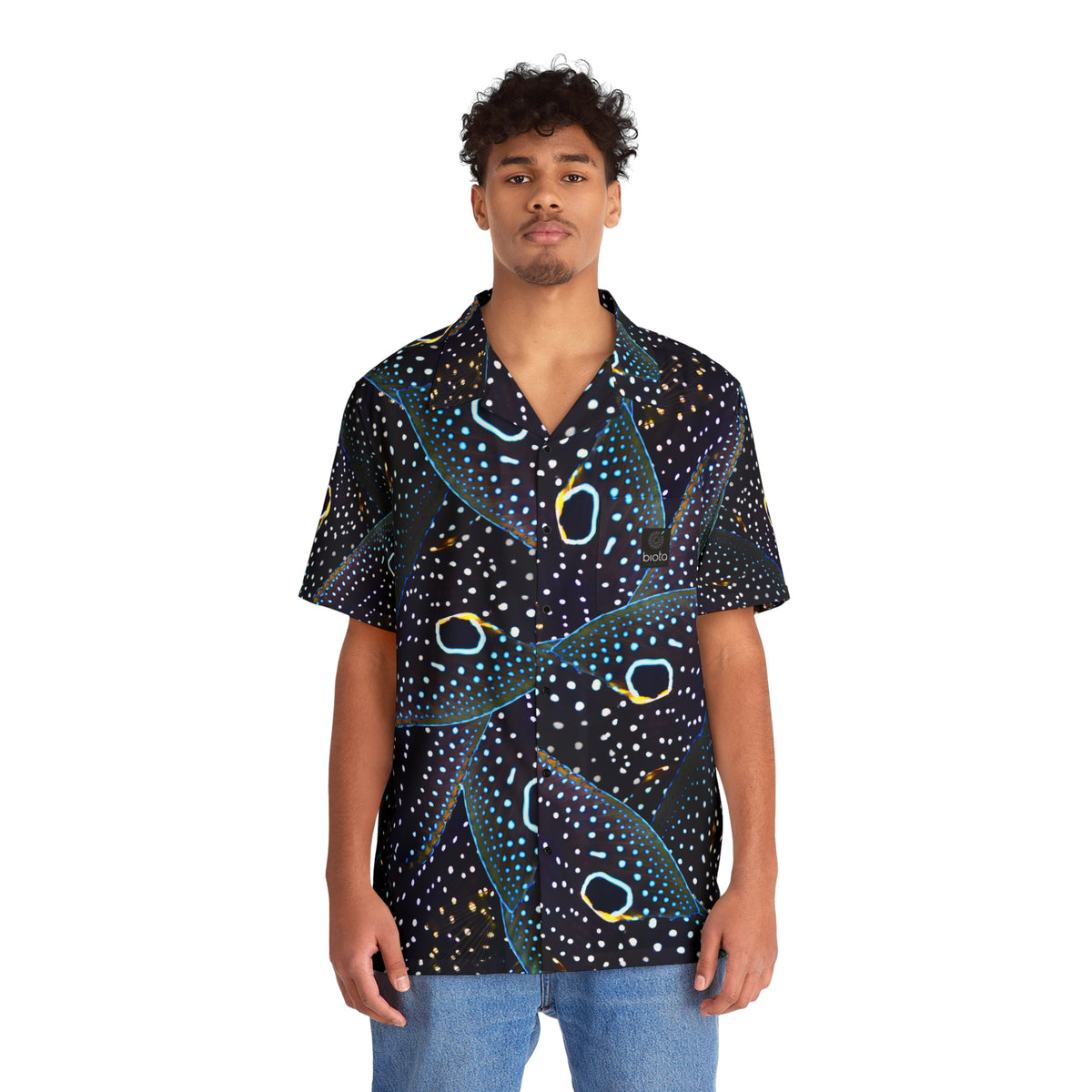 Marine Betta Men&#39;s Button-up Shirt (AOP)