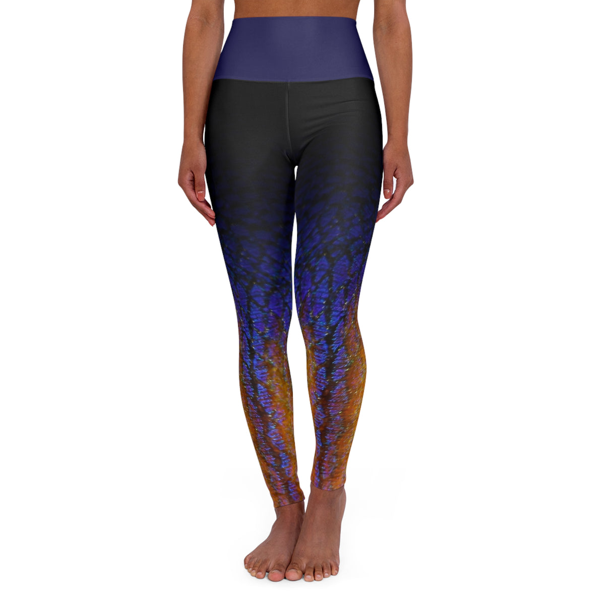 High-Waist Yoga Leggings — Coral Beauty Angelfish