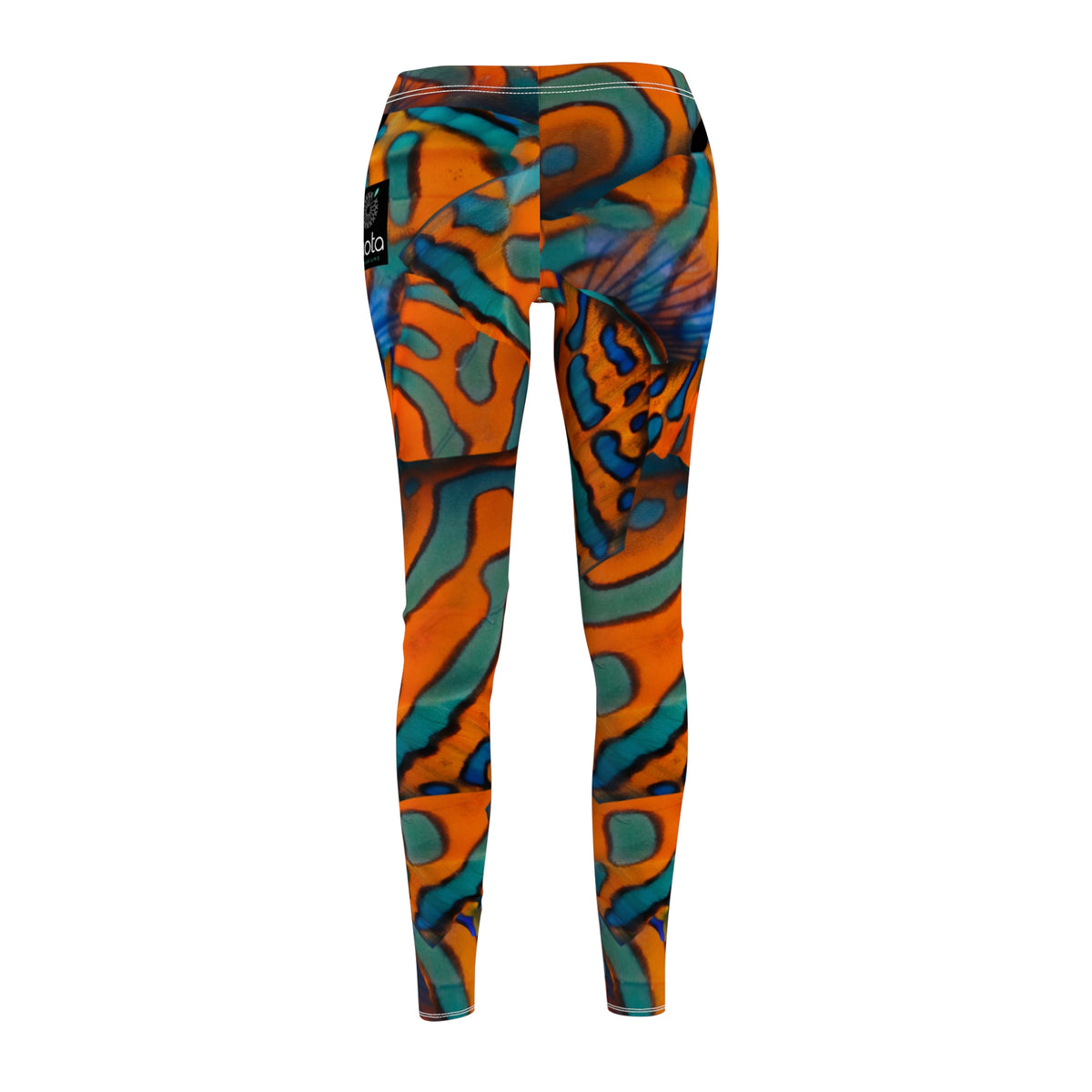 Mandarin Fish Print Leggings for Women - Casual Activewear