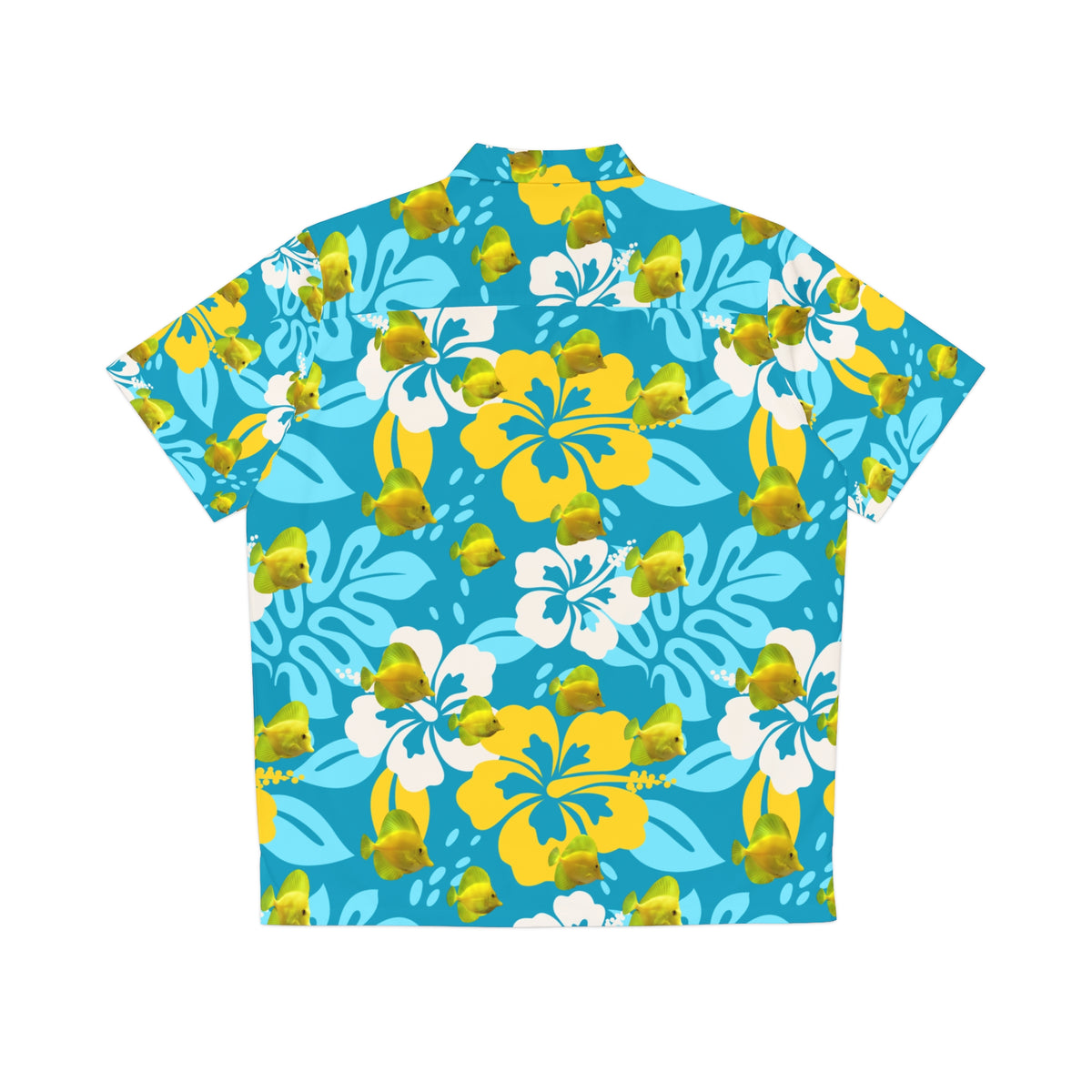 Men&#39;s Yellow Tang Hawaiian Shirt (AOP)